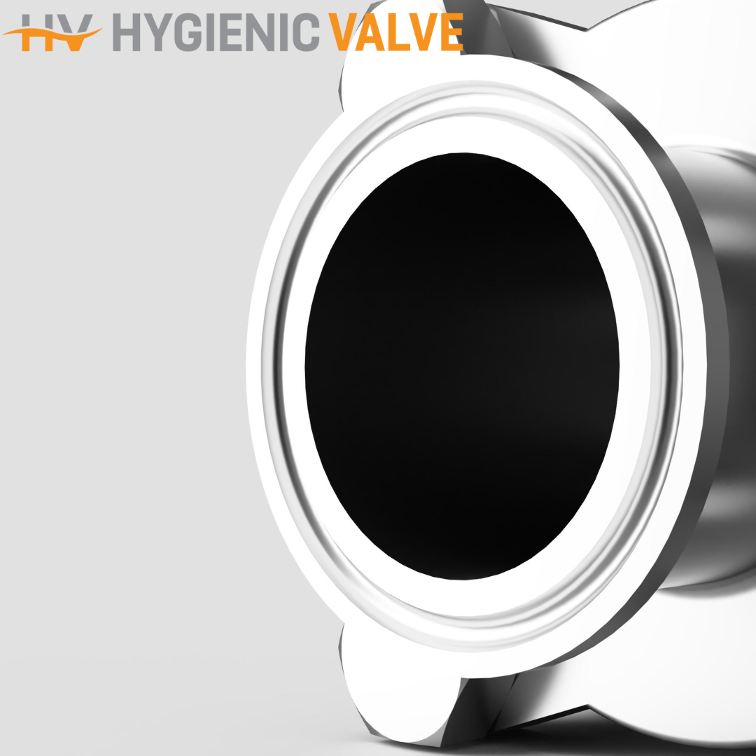 Tri-Clamp 3-Piece Full Bore Stainless Steel Ball Valve